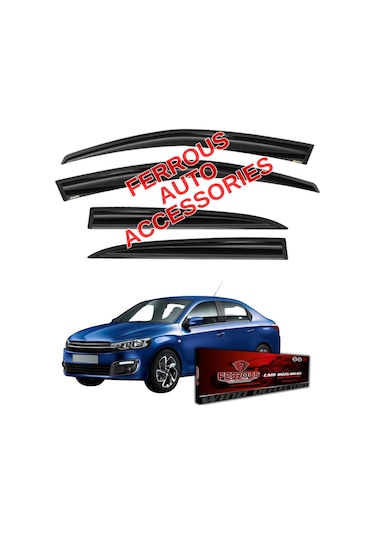 Citroen C Elysee Ferrous Cam Rüzgarlığı 4lü Set 2012 Ve Üstü