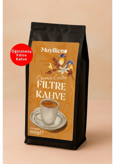 Crema Costa Filtre 1000 Gr Öğütülmüş Kahve Filtre