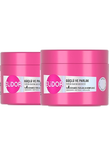 Elidor Güçlü ve Parlak Yoğun Bakım Maskesi 2 x 220 ML