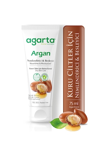 Agarta Doğal Argan Besleyici Nemlendirici Cilt Kremi 75 ML