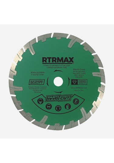 Res115 Turbo Elmas Testere Uzun Segmentli 115 X 22 Mm