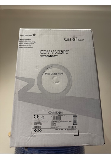 Commscope-amp Cat 6 Halogen Free Utp 23awg Lszh 305 Metre Beyaz