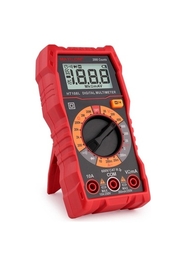 Butuglobal Ht108l 600v 10a Lcd Dijital Multimetre Dc Gerilim Diyot Frekans Multitester Akım Test Cihazı