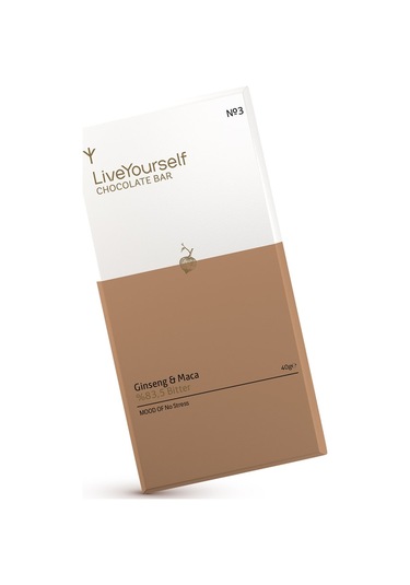 Live Yourself Ginseng & Maca Chocolate Bar No3 40 G