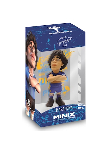 Minix Diego Maradona Figürü Sarı Ve Mavi Arjantin