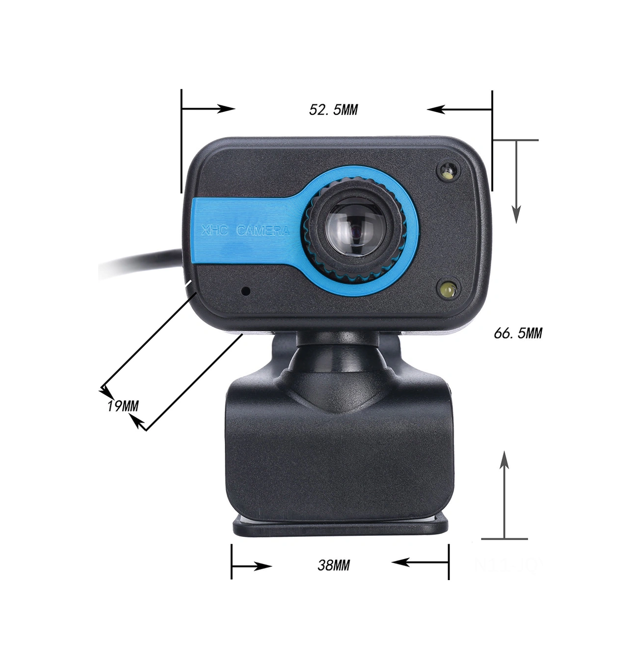 Youmex Usb Plug & Play Webcam Siyah-mavi: Hd Lensli, Mikrofonlu, Dönüşebilir Kafa İle Video Konferans Ve Dersler