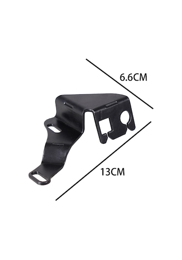 Xiyyadms Tb-1025-bk Demir Emme Manifoldu Gaz Kelebeği Kablo Braketi - Siyah 13x6.6cm