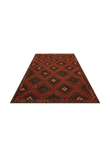 Klasik Modern Vintage Eskitme El Dokuma Halı 194 X 261 Cm 9860