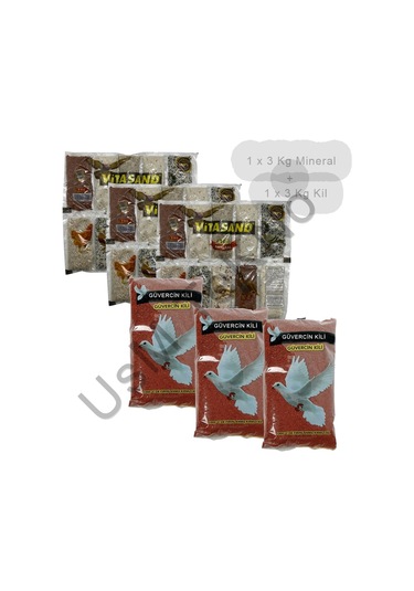 6 Kg Güvercin Minerali Ve Kili Tavuk Keklik Güvercin Kaz  Bıldırcı