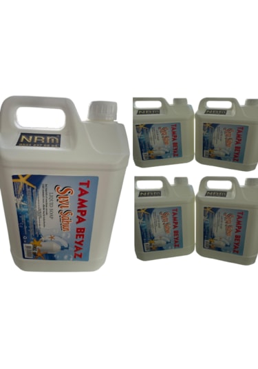 Nrm Tampa Beyaz Sıvı El Sabunu Nrm, Paket 4 Adet 5lt