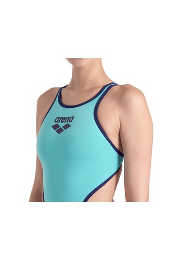 One Big Logo One Piece Kadın Mavi Yüzücü Mayosu 001198840 1525396 Mavi