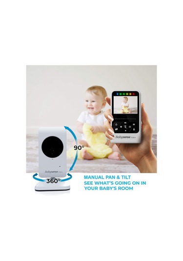 Babysense V24r Video Bebek Monitörü Kamera Ve Ses, Uzun Menzil