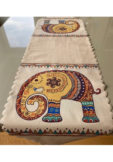 Fil Desenli 40x140 CM Lazer Kesim Runner