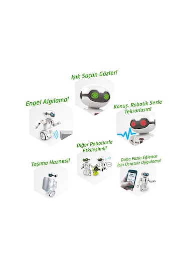 Robotik Kodlama Hareketli, Komutlu Programlanabilir Akıllı Macrobot Robot Yeni Seri