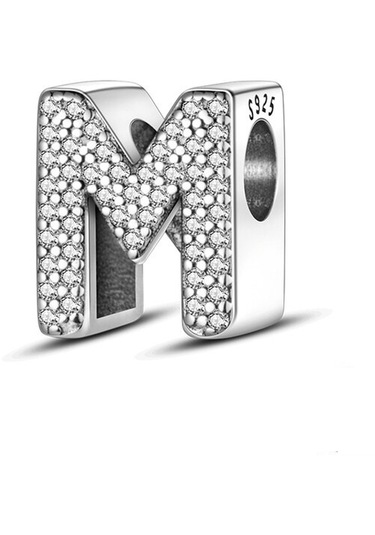 Fubena Taşlı Harf Charm - M