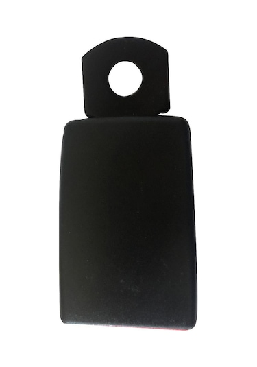 Yuntech01 Oto İki Noktalı Emniyet Kemer Kilitli Bağlantı, 2.1cm Enine, 3cm'den Fazla Derinlik, 10cm Taban, Siyah