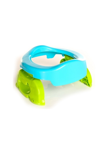 Baby Plus Portatif Katlanabilir Bebek Tuvalet Lazımlık & Klozet Adaptörü 15 Ay+ Hediyeli BYP-134723 Mavi