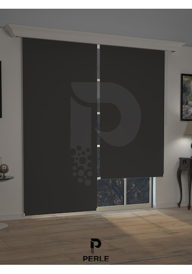 Koyu Gri Blackout Stor Perde Tam Karartma Yüksek Kalite Superblackout Koyu Gri