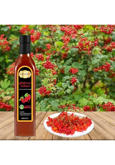 Hanzade Bitkisel Gilaburu Sirkesi 500 ML