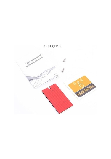 Cacazi 2 Alıcılı 1 Buton Kablosuz Kumandalı Kapı Zili