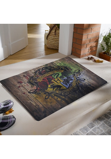 Hogwarts Harry Potter Temalı Kauçuk Kapı Önü Paspası