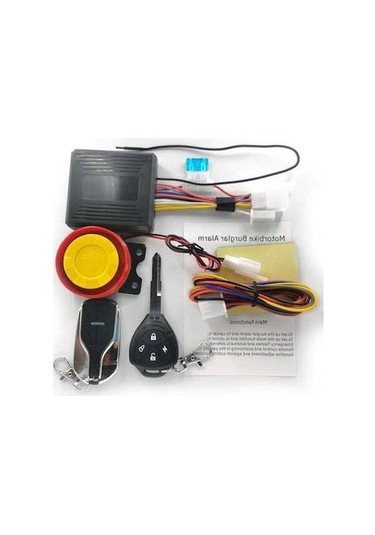 Trendooze 12v Motosiklet Alarmı - 125db Uzaktan Kumandalı - Motosiklet Güvenlik Artışı