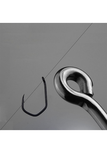 Yuntech01 50 Adet 6 Numara Yüksek Karbon Çelik Üçgen Balık İğnesi - Kutulu Paket