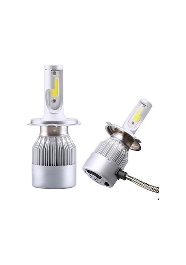 H4 Beyaz Led Xenon (10800Lm) Zenon Şimşek Etkili Far Ampülü Ücret