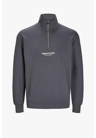 Jack & Jones Jorvesterbro Erkek Gri Sweatshirt 12241777-ırongate Gri