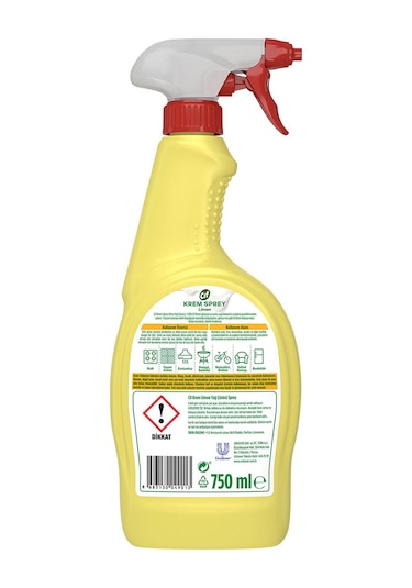 Cif Yüzey Temizleyici Krem Sprey Ultra Yağ Çözücü 3 x 750 ML