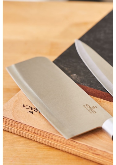 Karaca  Skycut 6 Parça Standlı Satırlı Bıçak Seti Siyah