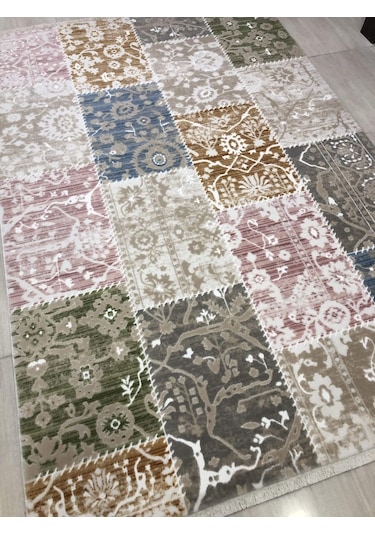 Kaşmir Halı Armina 160X235 Ae 0359 Patchwork Pudra Vizon 4 M2 Hal