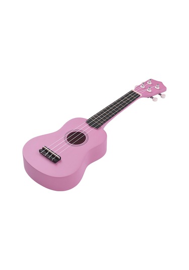 Ruicoo 21 İnç Akustik Soprano Ukulele, Tam Ahatlı Gökkuşağı Ağacı Gövde, Portatif Öğrenci Ve Başlangıçcılar İçin Aksesuarsız, Pembe