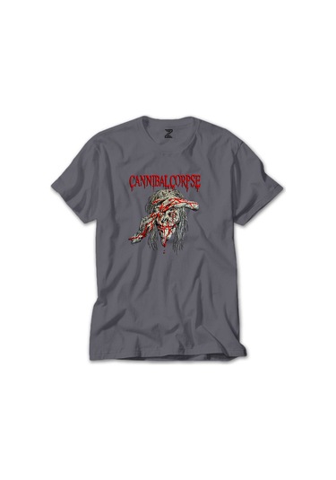 Cannibal Corpse Eyes Gri Tişört Gri