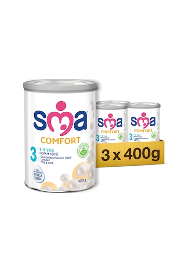 Sma Comfort 3 Devam Sütü 400 G 3 Adet