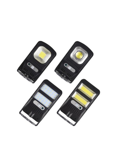 Pazly 30 Cob Led, 120 Hareket Sensörlü, Ip65 Su Geçirmez Güneş Enerjili Dış Mekan Duvar Lambası, Siyah, 183x100x39 Mm