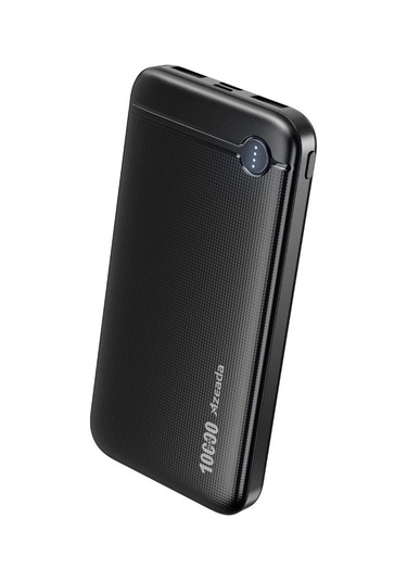 Azeada 10000 Mah 5V-2A Type-C Usb Giriş Led Işıklı Gösterge Powerbank