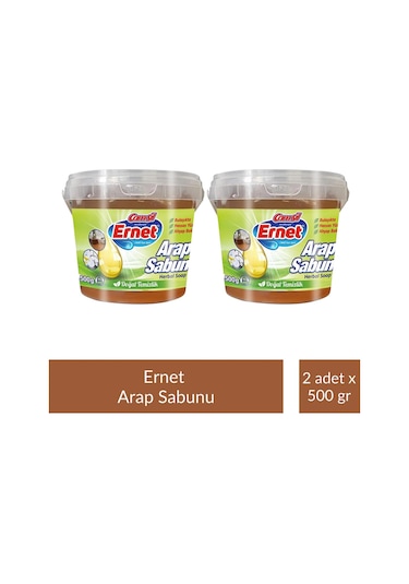 Ernet Sıvı Arap Sabunu Kase 500 Gr X 2 Adet Tekli