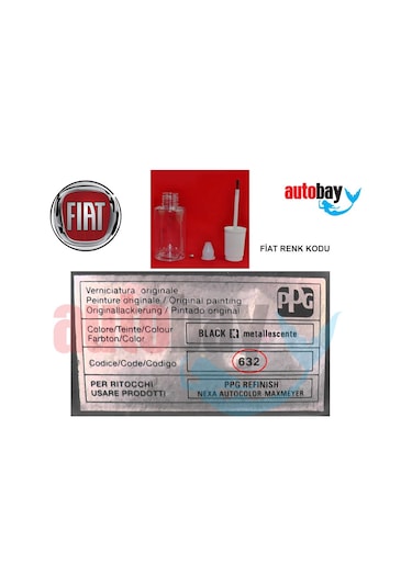 Fırçalı Rötuş Boyası  (Her Marka Araç Için ) Özel Üretim 30 ML