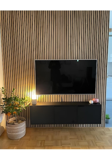 Özbir Mobilya Özbir Mobilya Safir Meşe Akustik Duvar Paneli 100x2