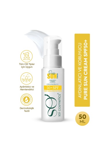 Soi Cosmetics Soi Pure Sun Cream SPF50+ 50 ML