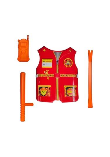 King Toys İtfaiyeci Yeleği Ve Aksesuarlar Eng-1108
