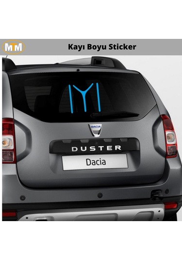 Kayı Boyu Oto Sticker 15 Cm