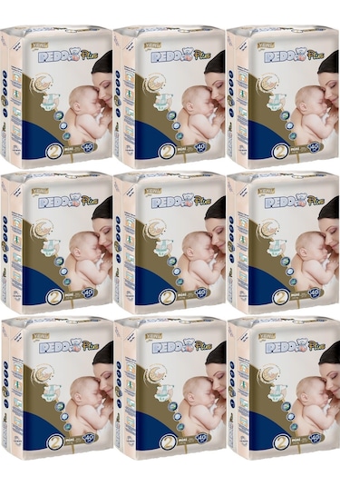 Pedo Plus Bebek Bezi Beden:2 3-6kg Mini 360 Adet Jumbo Ekstra P 9'lu