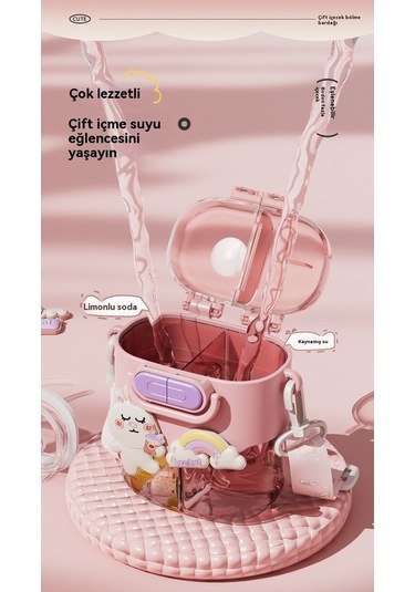 Pazly Sevimli Karikatür Çiftçi Desenli Büyük Kapasiteli Beyaz Bardak Beyaz