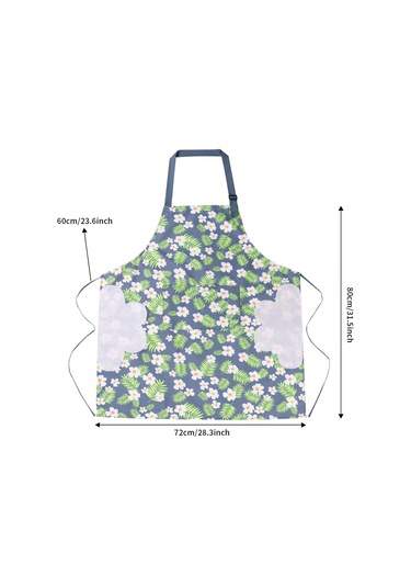 2 Paket Cepli Çiçekli Önlükler Blooming Kadın Su Geçirmez Adjusta 2'li Paket C, Diğer