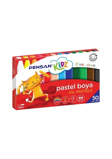 Pensan Pastel Boya Kıdz 12 Renk 98060Pb1