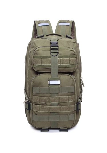 Jeehugo Lıxada 28l 800d Oxford Su Geçirmez Outdoor Sırt Çantası - Asker Yeşili + 1 Asker Yeşili Magneetik Bant, Bisiklet, Trekking, Dağcılık İçin Çok Renkli