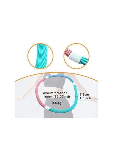 Suntek Ağırlıklı Fitness Çemberi Ev Spor Salonu Pvc Yumuşak Çok Renkli
