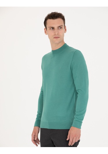 Pierre Cardin Erkek Mint Triko Kazak 50270049-vr090 Mint Yeşili